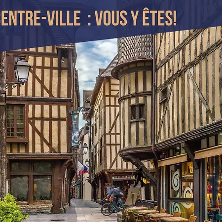 Le Cocon Des Halles * Ideal Couple Ou Solo * Wifi * Elegance * Pieds Des Halles Apartman *